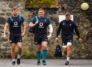 15 November 2018; Jordi Murphy, Tadhg Furlong and Josh van der Flier during Ireland Rugby squad training at Carton House in Maynooth, Co. Kildare. Photo by Harry Murphy/Sportsfile