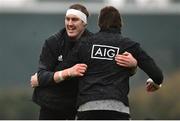 15 November 2018; Brodie Retallick during a New Zealand Rugby squad training session at Abbotstown in Dublin in Dublin. Photo by Matt Browne/Sportsfile