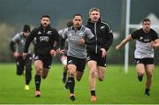 15 November 2018; Aaron Smith with his team-mates during a New Zealand Rugby squad training session at Abbotstown in Dublin. Photo by Matt Browne/Sportsfile