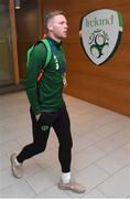 15 November 2018; Aiden O'Brien of Republic of Ireland arrives prior to the International Friendly match between Republic of Ireland and Northern Ireland at the Aviva Stadium in Dublin. Photo by Stephen McCarthy/Sportsfile