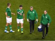 15 November 2018; Sean Maguire of Republic of Ireland leaves the field with an injury during the International Friendly match between Republic of Ireland and Northern Ireland at the Aviva Stadium in Dublin. Photo by Eóin Noonan/Sportsfile
