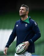 16 November 2018; Rob Kearney during the Ireland Rugby Captain's Run at the Aviva Stadium in Dublin. Photo by David Fitzgerald/Sportsfile