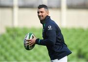 16 November 2018; Rob Kearney during the Ireland Rugby Captain's Run at the Aviva Stadium in Dublin. Photo by David Fitzgerald/Sportsfile