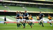 16 November 2018; Tadhg Furlong, centre, and team mates during the Ireland Rugby Captain's Run at the Aviva Stadium in Dublin. Photo by David Fitzgerald/Sportsfile