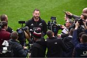 16 November 2018; Captain Kieran Read during a pitch side Press Conference at New Zealand Rugby Captain's Run at the Aviva Stadium in Dublin. Photo by Matt Browne/Sportsfile