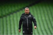 16 November 2018; Attack coach Ian Foster during the New Zealand Rugby Captain's Run at the Aviva Stadium in Dublin. Photo by David Fitzgerald/Sportsfile
