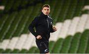 17 November 2018; Beauden Barrett of New Zealand prior to the Guinness Series International match between Ireland and New Zealand at the Aviva Stadium in Dublin. Photo by David Fitzgerald/Sportsfile