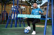 22 November 2018; To celebrate Dublin’s hosting of the UEFA EURO 2020 Qualifying Draw on December 2, 2018, the Football Association of Ireland and Dublin City Council have launched the Street Legends Community Football events. The Street Legends Community Football Events will take place on Wednesday, November 28 and Thursday, November 29 from 5pm to 8pm, and on Saturday, December 1 from 3pm to 6pm. The events will kick off on Little Britain Street on the Wednesday, followed by Mountjoy Square South on the Thursday, and then on Commons Street on the Saturday afternoon. Each event is free to attend and open to all ages and abilities. Participants will be able to test their skills against a wide range of football challenges. Irish and international football legends will also be in attendance to see what Dublin’s Street Legends have on offer. In attendance is Ireland Under-19 international Aaron Bolger during the Street Football Legends Launch at Ormond Square, in Dublin. Photo by Sam Barnes/Sportsfile