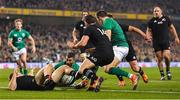 17 November 2018; Rob Kearney of Ireland touches down only for the try to be disallowed by the TMO during the Guinness Series International match between Ireland and New Zealand at Aviva Stadium, Dublin. Photo by Brendan Moran/Sportsfile