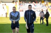 18 November 2018; Na Piarsaigh players Shane Dowling and Kevin Downes walk the pitch prior to the AIB Munster GAA Hurling Senior Club Championship Final between Na Piarsaigh and Ballygunner at Semple Stadium in Thurles, Co. Tipperary. Photo by Diarmuid Greene/Sportsfile