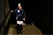 18 November 2018; Young Ballyboden St Enda's supporter Éamon Ó Dálaigh, aged 6, from Ballyboden, Co. Dublin, makes his way to his seat ahead of the AIB Leinster GAA Hurling Senior Club Championship semi-final match between Ballyboden St Enda's and Coolderry at Parnell Park, in Dublin. Photo by Sam Barnes/Sportsfile
