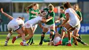 18 November 2018; Claire Molloy of Ireland is tackled by Kelsi Stockert of USA during the Women's International Rugby match between Ireland and USA at Energia Park in Donnybrook, Dublin. Photo by Ramsey Cardy/Sportsfile