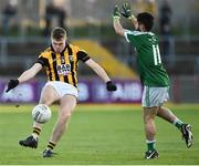 18 November 2018; Oisin O'Neill of Crossmaglen Rangers in action against Naoise O'Baoill of Gaoth Dobhair during the AIB Ulster GAA Football Senior Club Championship semi-final match between Crossmaglen Rangers and Gaoth Dobhair at Healy Park in Omagh, Tyrone. Photo by Oliver McVeigh/Sportsfile