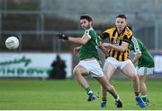 18 November 2018; Odhrán Mac Niallais of Gaoth Dobhair in action against Stephen Morris of Crossmaglen Rangers during the AIB Ulster GAA Football Senior Club Championship semi-final match between Crossmaglen Rangers and Gaoth Dobhair at Healy Park in Omagh, Tyrone. Photo by Oliver McVeigh/Sportsfile