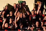 18 November 2018; Ballygunner joint captains Shane O'Sullivan, left, and Stephen O'Keeffe lift the cup after the AIB Munster GAA Hurling Senior Club Championship Final between Na Piarsaigh and Ballygunner at Semple Stadium in Thurles, Co. Tipperary. Photo by Diarmuid Greene/Sportsfile