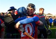 18 November 2018; Kenneth Burke, right, and Damien Finnerty of St Thomas' ccelebrate following the Galway County Senior Club Hurling Championship Final match between St Thomas' and Liam Mellows at Pearse Stadium in Galway. Photo by Harry Murphy/Sportsfile