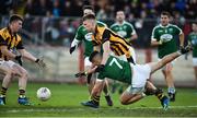 18 November 2018; Rian O'Neill of Crossmaglen Rangers in action against Odhran McFadden-Ferry of Gaoth Dobhair  during the AIB Ulster GAA Football Senior Club Championship semi-final match between Crossmaglen Rangers and Gaoth Dobhair at Healy Park in Omagh, Tyrone. Photo by Oliver McVeigh/Sportsfile