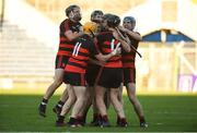 18 November 2018; Ballygunner players celebrate after the AIB Munster GAA Hurling Senior Club Championship Final between Na Piarsaigh and Ballygunner at Semple Stadium in Thurles, Co. Tipperary. Photo by Diarmuid Greene/Sportsfile