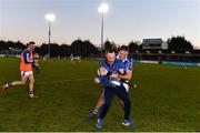 18 November 2018; Ballyboden St Enda's manager Joe Fortune, right, celebrates with Conal Keaney following the AIB Leinster GAA Hurling Senior Club Championship semi-final match between Ballyboden St Enda's and Coolderry at Parnell Park, in Dublin. Photo by Sam Barnes/Sportsfile