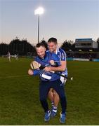 18 November 2018; Ballyboden St Enda's manager Joe Fortune, left, celebrates with Conal Keaney following the AIB Leinster GAA Hurling Senior Club Championship semi-final match between Ballyboden St Enda's and Coolderry at Parnell Park, in Dublin. Photo by Sam Barnes/Sportsfile