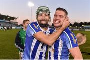 18 November 2018; David Curtin, left, and Conal Keaney of Ballyboden St Enda's celebrate following the AIB Leinster GAA Hurling Senior Club Championship semi-final match between Ballyboden St Enda's and Coolderry at Parnell Park, in Dublin. Photo by Sam Barnes/Sportsfile