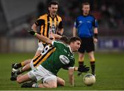 18 November 2018; Christopher McFadden of Gaoth Dobhair in action against Oisin O'Neill of Crossmaglen Rangers during the AIB Ulster GAA Football Senior Club Championship semi-final match between Crossmaglen Rangers and Gaoth Dobhair at Healy Park in Omagh, Tyrone. Photo by Oliver McVeigh/Sportsfile