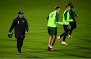 18 November 2018; Republic of Ireland assistant manager Roy Keane during a training session at Ceres Park in Aarhus, Denmark. Photo by Stephen McCarthy/Sportsfile