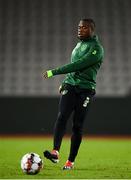 18 November 2018; Michael Obafemi during a Republic of Ireland training session at Ceres Park in Aarhus, Denmark. Photo by Stephen McCarthy/Sportsfile