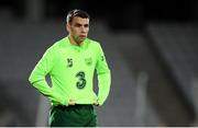 18 November 2018; Seamus Coleman during a Republic of Ireland training session at Ceres Park in Aarhus, Denmark. Photo by Stephen McCarthy/Sportsfile