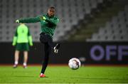 18 November 2018; Michael Obafemi during a Republic of Ireland training session at Ceres Park in Aarhus, Denmark. Photo by Stephen McCarthy/Sportsfile