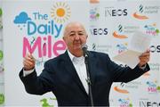 19 November 2018; The Daily Mile Irish Ambassador Frank Greally speaking at The Daily Mile Launch Kildare at Scoil Na Mainistreach in Celbridge, Co Kildare. Photo by Eóin Noonan/Sportsfile