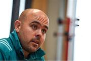 19 November 2018; Munster defence coach JP Ferreira during a Munster Rugby press conference at the University of Limerick in Limerick. Photo by Diarmuid Greene/Sportsfile