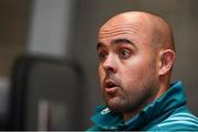 19 November 2018; Munster defence coach JP Ferreira during a Munster Rugby press conference at the University of Limerick in Limerick. Photo by Diarmuid Greene/Sportsfile