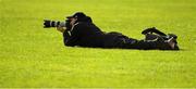 21 October 2018; A photographer at work before the Tipperary Water County Senior Hurling Championship Final between Clonoulty / Rossmore and Nenagh Éire Óg at Semple Stadium in Thurles, Tipperary. Photo by Ray McManus/Sportsfile