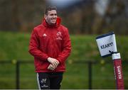 19 November 2018; Chris Farrell sits out Munster Rugby squad training at the University of Limerick in Limerick. Photo by Diarmuid Greene/Sportsfile