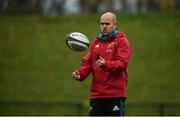 19 November 2018; Defence coach JP Ferreira during Munster Rugby squad training at the University of Limerick in Limerick. Photo by Diarmuid Greene/Sportsfile