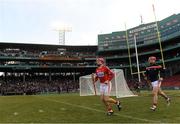 18 November 2018; Cork's Bill Cooper, left, and Seán O'Donoghue before the Aer Lingus Fenway Hurling Classic 2018 Final match between Cork and Limerick at Fenway Park in Boston, MA, USA. Photo by Piaras Ó Mídheach/Sportsfile