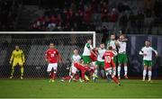 19 November 2018; Christian Eriksen of Denmark takes a free kick during the UEFA Nations League B match between Denmark and Republic of Ireland at Ceres Park in Aarhus, Denmark. Photo by Stephen McCarthy/Sportsfile