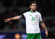 19 November 2018; Robbie Brady of Republic of Ireland during the UEFA Nations League B match between Denmark and Republic of Ireland at Ceres Park in Aarhus, Denmark. Photo by Stephen McCarthy/Sportsfile