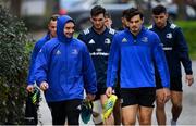 19 November 2018; James Lowe, left, and Max Deegan during Leinster Rugby squad training at UCD in Dublin. Photo by Ramsey Cardy/Sportsfile