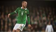 18 November 2018; Liam Boyce of Northern Ireland during the UEFA Nations League match between Northern Ireland and Austria at the National Football Stadium in Windsor Park, Belfast. Photo by David Fitzgerald/Sportsfile