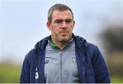 16 November 2018; Republic of Ireland assistant coach Richard Dunne prior to the U16 Victory Shield match between Republic of Ireland and Scotland at Mounthawk Park in Tralee, Kerry. Photo by Brendan Moran/Sportsfile