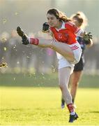 18 November 2018; Cathriona McConnell of Donaghmoyne during the All-Ireland Ladies Senior Club Football Championship Semi-Final 2018 match between Foxrock-Cabinteely and Donaghmoyne at Bray Emmets GAA Club in Bray, Wicklow. Photo by Brendan Moran/Sportsfile