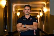 21 November 2018; Dylan Fawsitt during a USA Rugby press conference at Killiney Castle Hotel in Dublin. Photo by Harry Murphy/Sportsfile
