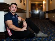 21 November 2018; Dylan Fawsitt during a USA Rugby press conference at Killiney Castle Hotel in Dublin. Photo by Harry Murphy/Sportsfile