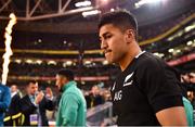 17 November 2018; Rieko Ioane of New Zealand prior to the Guinness Series International match between Ireland and New Zealand at Aviva Stadium, Dublin. Photo by Brendan Moran/Sportsfile