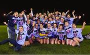 21 November 2018; University College Dublin players celebrate with the cup after the Gourmet Food Parlour HEC Ladies Division 1 League Final 2018 match between University College Dublin and University of Limerick at Stradbally in Laois. Photo by Matt Browne/Sportsfile