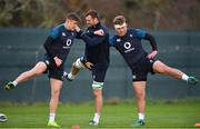 22 November 2018; Garry Ringrose, left, Tadhg Beirne, centre, and Finlay Bealham during Ireland rugby squad training at Carton House in Maynooth, Kildare. Photo by Eóin Noonan/Sportsfile