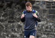 22 November 2018; Iain Henderson arriving to Ireland rugby squad training at Carton House in Maynooth, Kildare. Photo by Eóin Noonan/Sportsfile