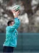 22 November 2018; Niall Scannell practices his lineouts during Ireland rugby squad training at Carton House in Maynooth, Kildare. Photo by Brendan Moran/Sportsfile